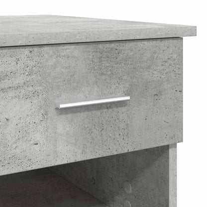 Scrivania Grigio cemento 90 x 49 x 75 cm Legno multistrato
