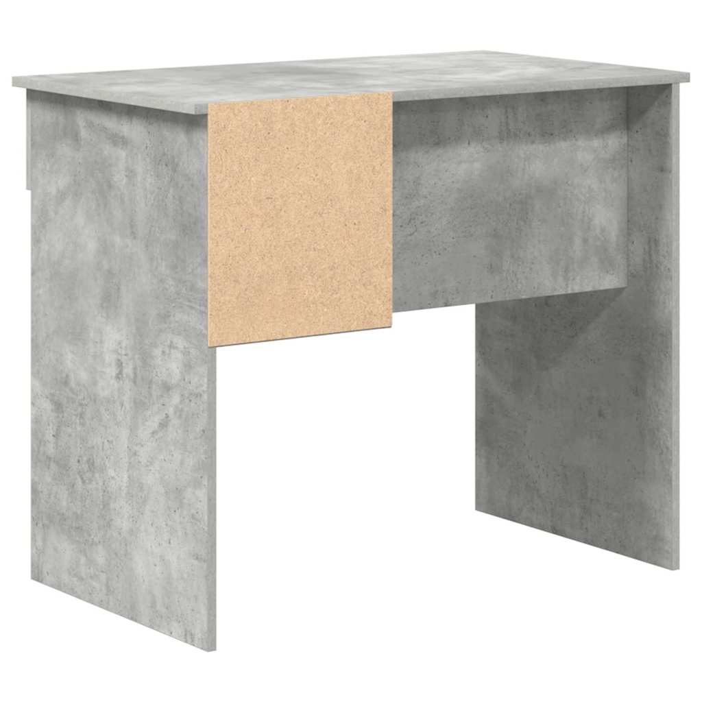 Scrivania Grigio cemento 90 x 49 x 75 cm Legno multistrato | homemem39