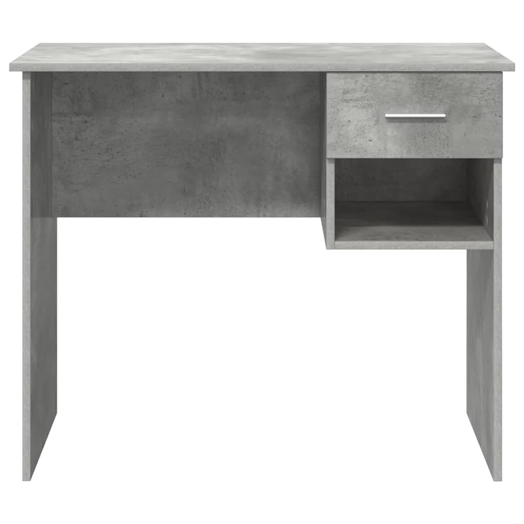 Scrivania Grigio cemento 90 x 49 x 75 cm Legno multistrato