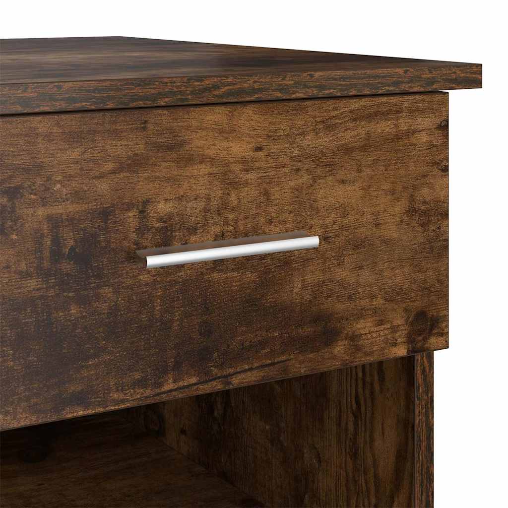 Scrivania Rovere fumé 90 x 49 x 75 cm Legno multistrato | homemem39
