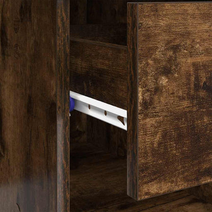 Scrivania Rovere fumé 90 x 49 x 75 cm Legno multistrato | homemem39