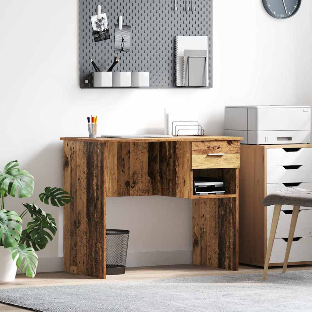 Scrivania Legno vecchio 90 x 49 x 75 cm Legno multistrato | homemem39