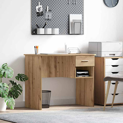 Scrivania Rovere artigianale 90 x 49 x 75 cm Legno multistrato | homemem39