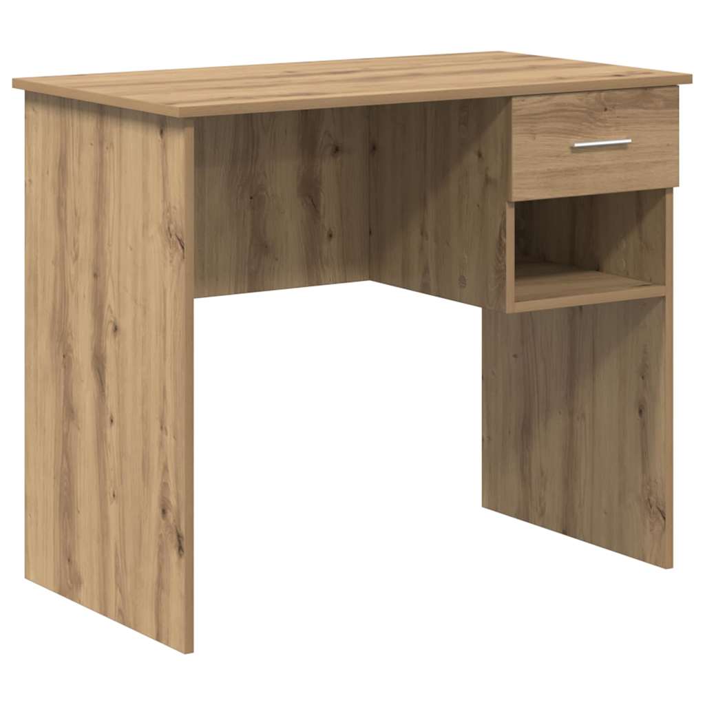 Scrivania Rovere artigianale 90 x 49 x 75 cm Legno multistrato