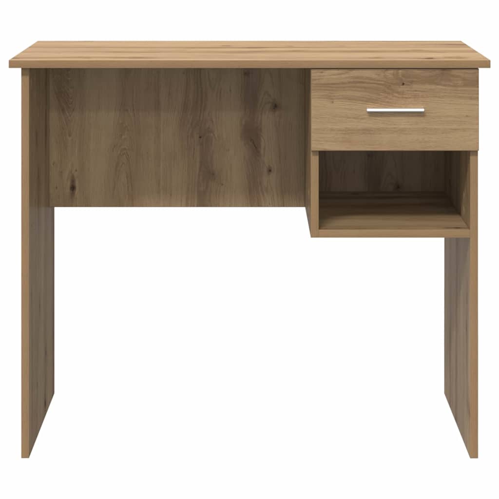 Scrivania Rovere artigianale 90 x 49 x 75 cm Legno multistrato | homemem39
