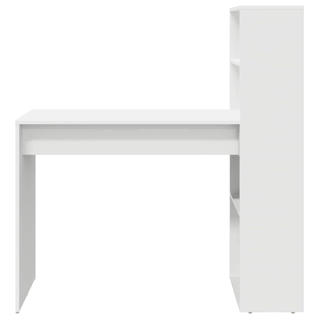 Scrivania Bianco 113 x 54 x 120 cm Legno multistrato