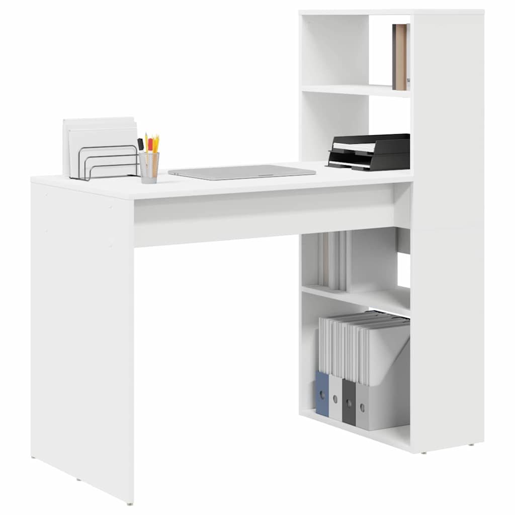 Scrivania Bianco 113 x 54 x 120 cm Legno multistrato