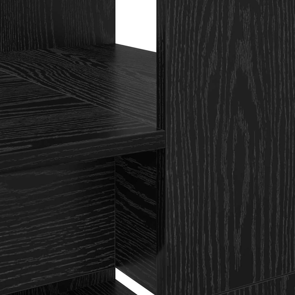 Scrivania Rovere Nero 113 x 54 x 120 cm Legno multistrato | homemem39