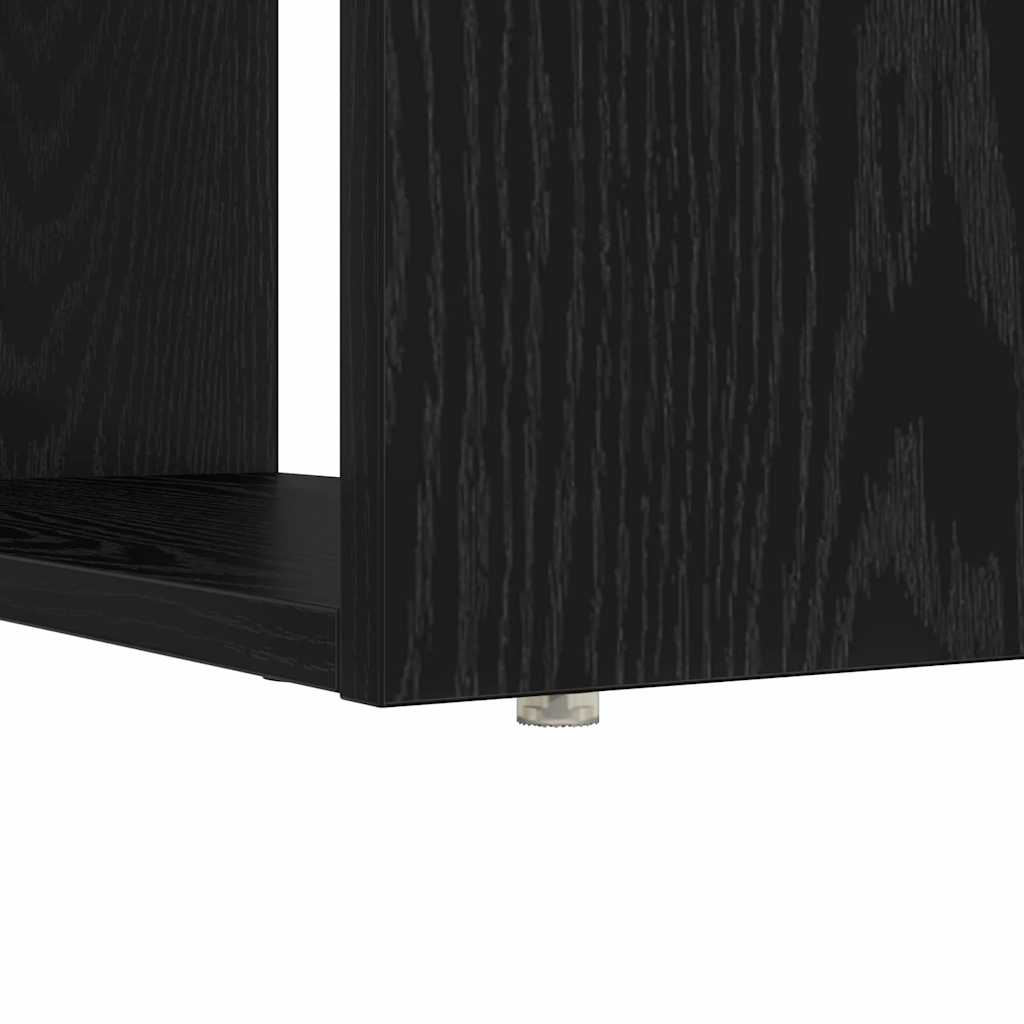 Scrivania Rovere Nero 113 x 54 x 120 cm Legno multistrato | homemem39