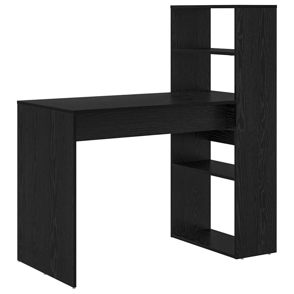 Scrivania Rovere Nero 113 x 54 x 120 cm Legno multistrato