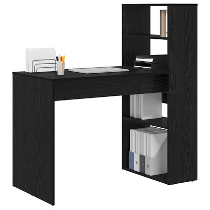 Scrivania Rovere Nero 113 x 54 x 120 cm Legno multistrato