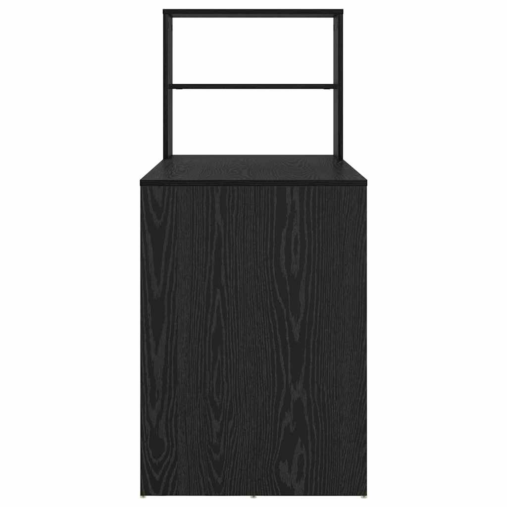 Scrivania Rovere Nero 113 x 54 x 120 cm Legno multistrato