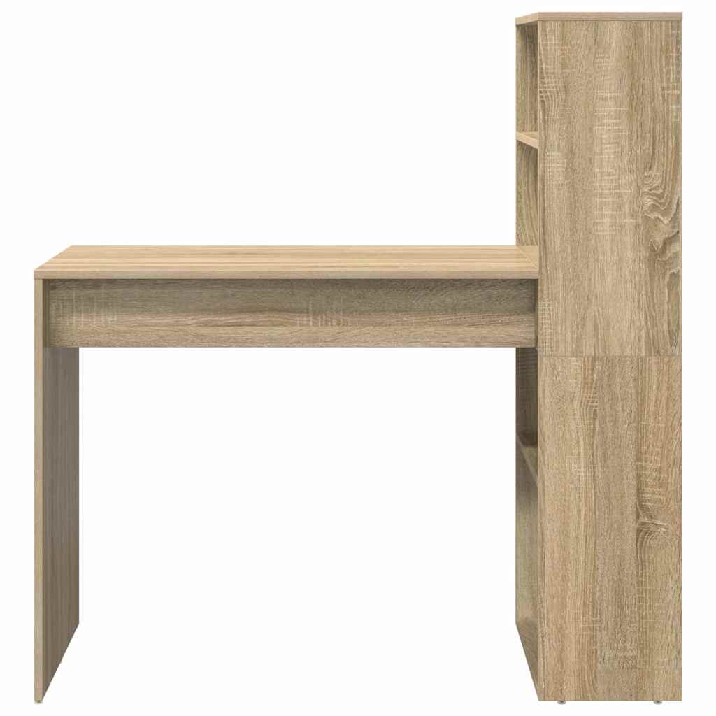 Scrivania Rovere Sonoma 113 x 54 x 120 cm Legno multistrato | homemem39