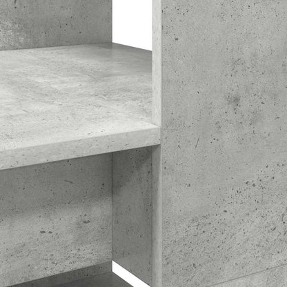 Scrivania Grigio cemento 113 x 54 x 120 cm Legno multistrato