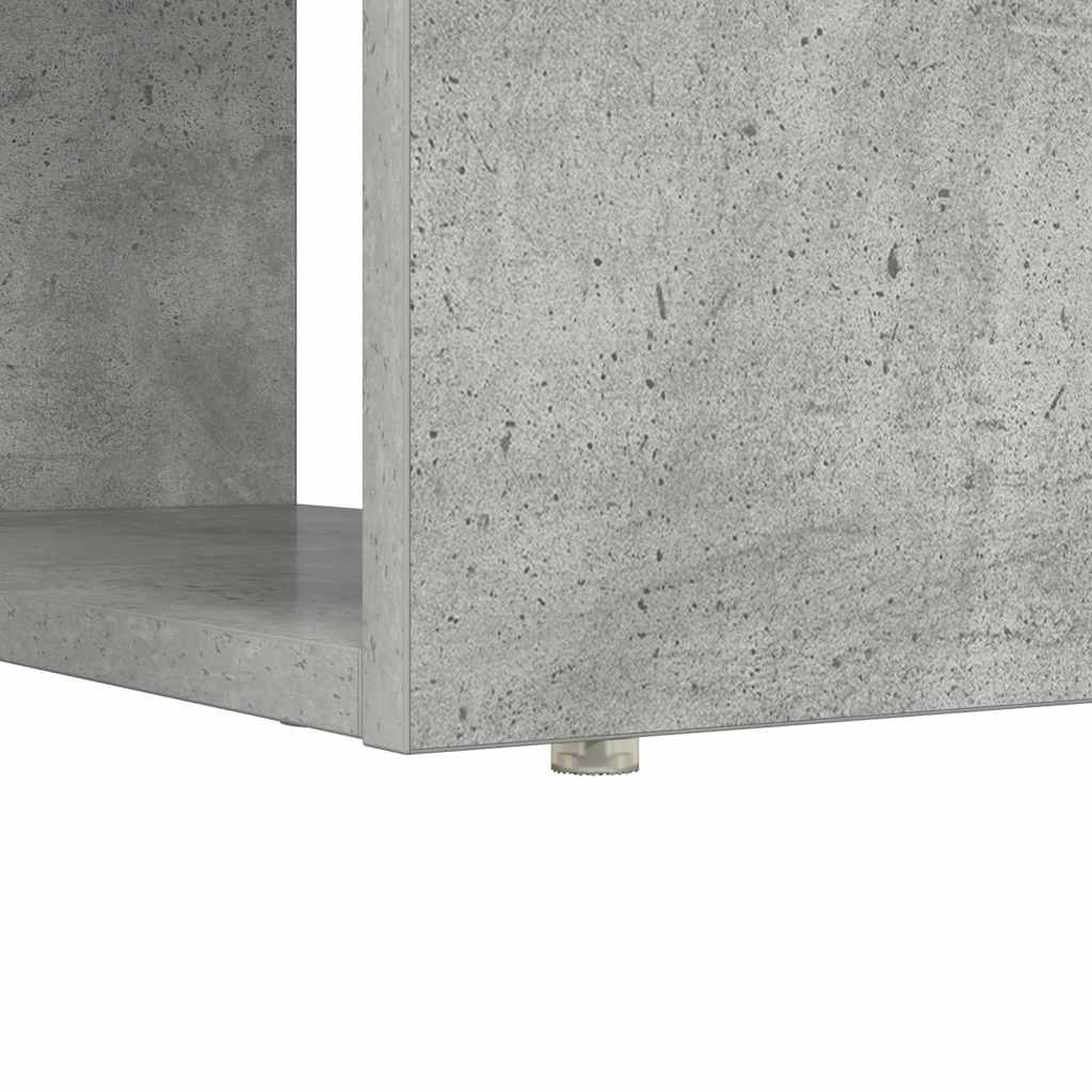 Scrivania Grigio cemento 113 x 54 x 120 cm Legno multistrato | homemem39