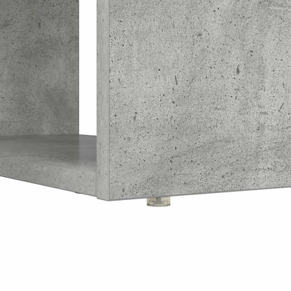Scrivania Grigio cemento 113 x 54 x 120 cm Legno multistrato