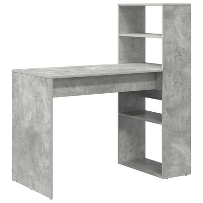 Scrivania Grigio cemento 113 x 54 x 120 cm Legno multistrato | homemem39