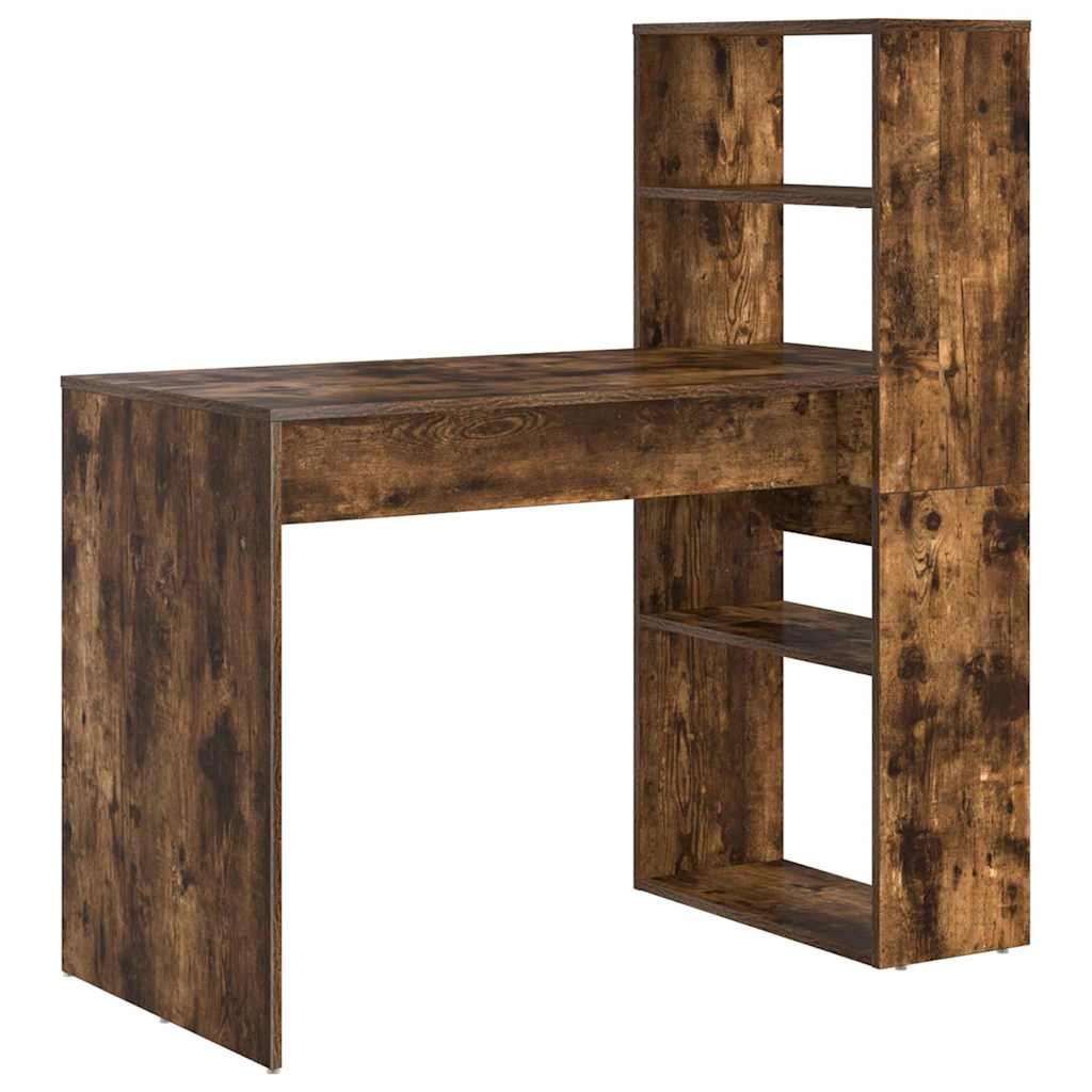 Scrivania Rovere fumé 113 x 54 x 120 cm Legno multistrato | homemem39