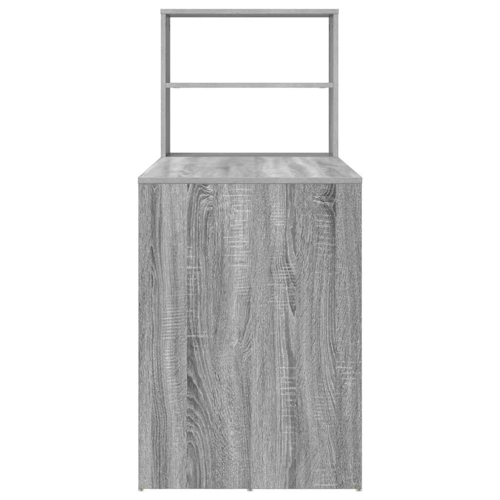 Scrivania Grigio Sonoma 113 x 54 x 120 cm Legno multistrato