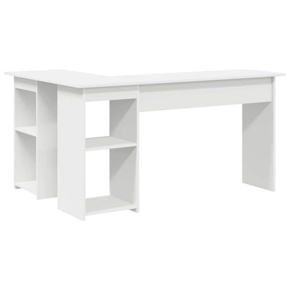 Scrivania Bianco 142 x 102 x 73 cm Legno multistrato