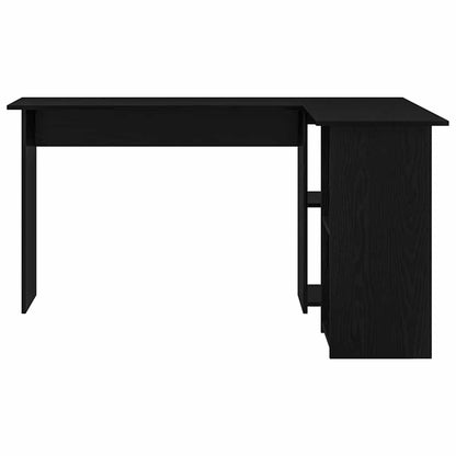 Scrivania Rovere Nero 142 x 102 x 73 cm Legno multistrato | homemem39