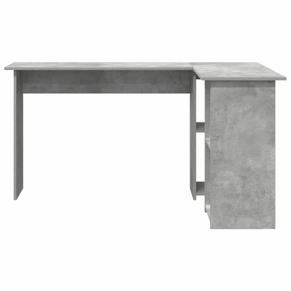 Scrivania Grigio cemento 142 x 102 x 73 cm Legno multistrato