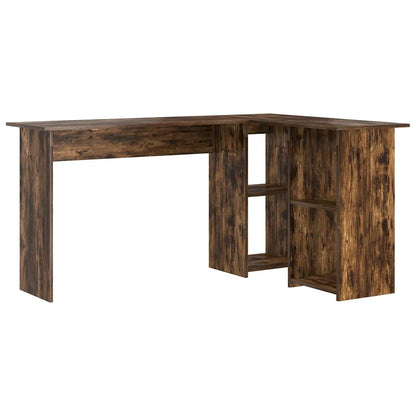 Scrivania Rovere fumé 142 x 102 x 73 cm Legno multistrato | homemem39