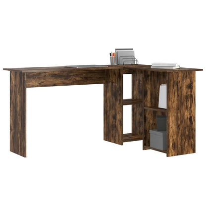 Scrivania Rovere fumé 142 x 102 x 73 cm Legno multistrato | homemem39