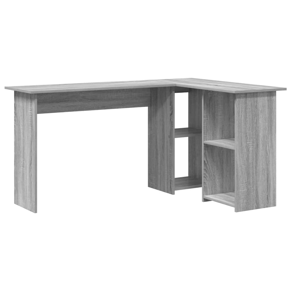 Scrivania Grigio Sonoma 142 x 102 x 73 cm Legno multistrato | homemem39