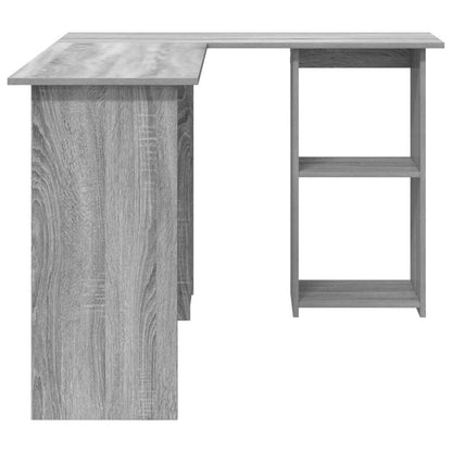 Scrivania Grigio Sonoma 142 x 102 x 73 cm Legno multistrato | homemem39
