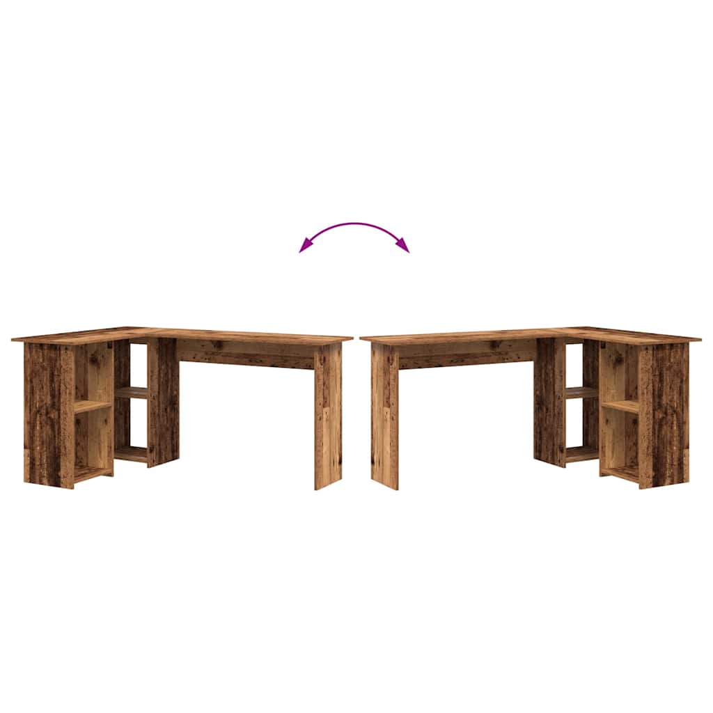 Scrivania Legno vecchio 142 x 102 x 73 cm Legno multistrato | homemem39