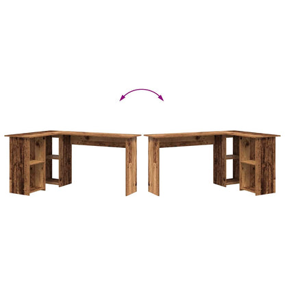 Scrivania Legno vecchio 142 x 102 x 73 cm Legno multistrato | homemem39