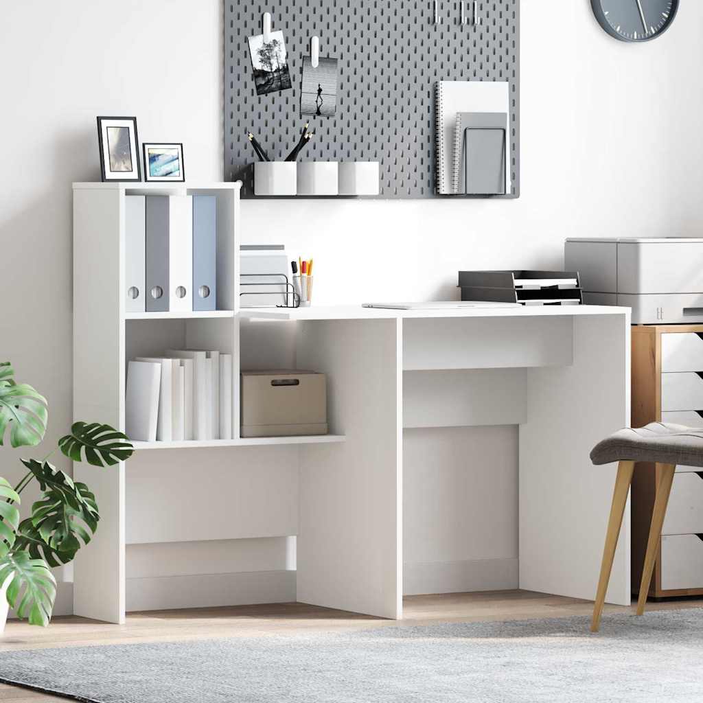 Scrivania Bianco 131,5 x 50 x 106,5 cm Legno multistrato