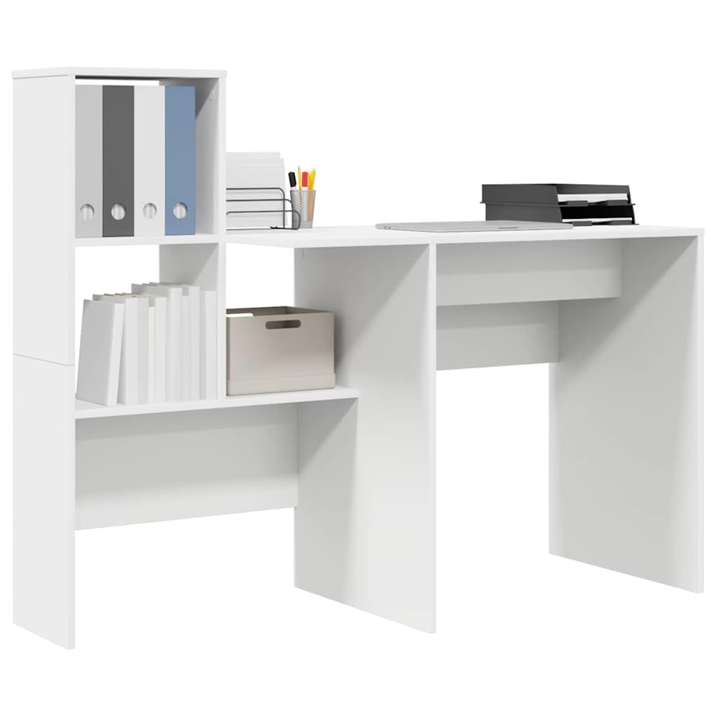 Scrivania Bianco 131,5 x 50 x 106,5 cm Legno multistrato