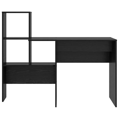 Scrivania Rovere Nero 131,5 x 50 x 106,5 cm Legno multistrato