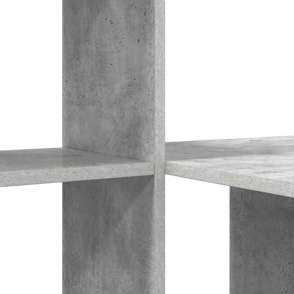 Scrivania con lo scaffale Grigio cemento 131,5 x 50 x 106,5 cm | homemem39