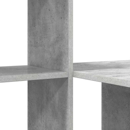 Scrivania con lo scaffale Grigio cemento 131,5 x 50 x 106,5 cm | homemem39