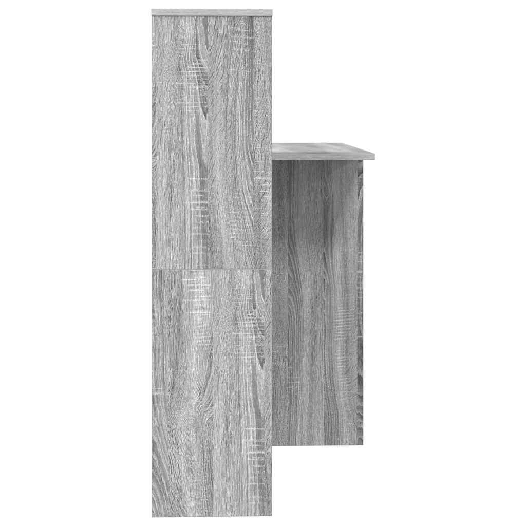 Scrivania Grigio Sonoma 131,5 x 50 x 106,5 cm Legno multistrato | homemem39