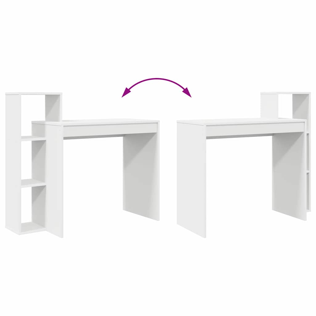 Scrivania Bianco 100 x 40 x 90 cm Legno multistrato