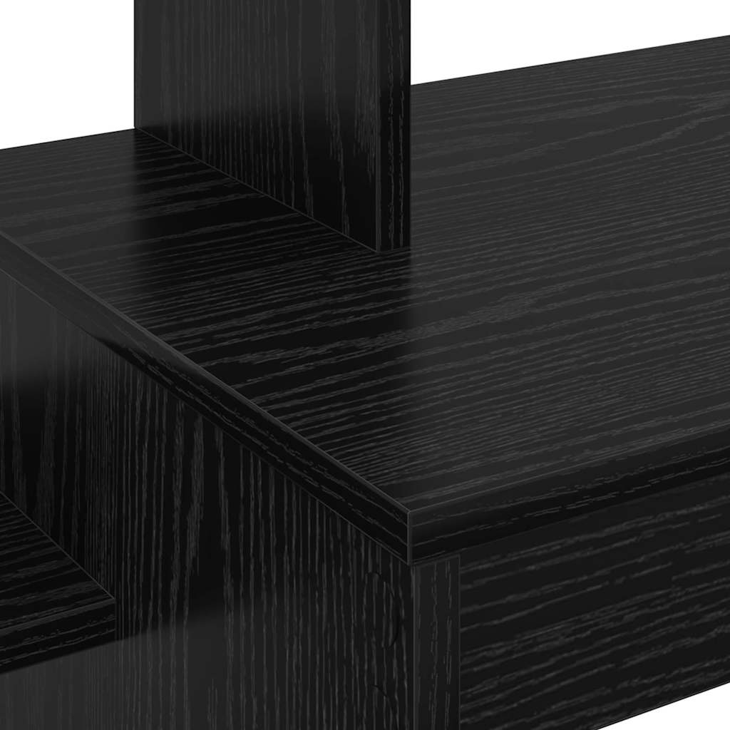 Scrivania Rovere Nero 100 x 40 x 90 cm Legno multistrato
