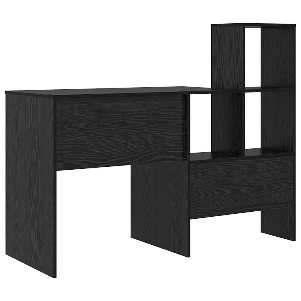 Scrivania Rovere Nero 100 x 40 x 90 cm Legno multistrato | homemem39