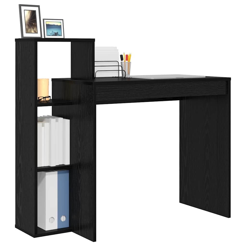 Scrivania Rovere Nero 100 x 40 x 90 cm Legno multistrato