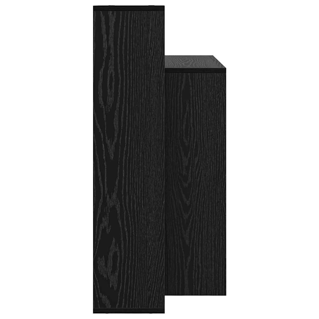 Scrivania Rovere Nero 100 x 40 x 90 cm Legno multistrato | homemem39