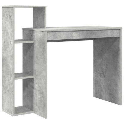 Scrivania Grigio cemento 100 x 40 x 90 cm Legno multistrato | homemem39