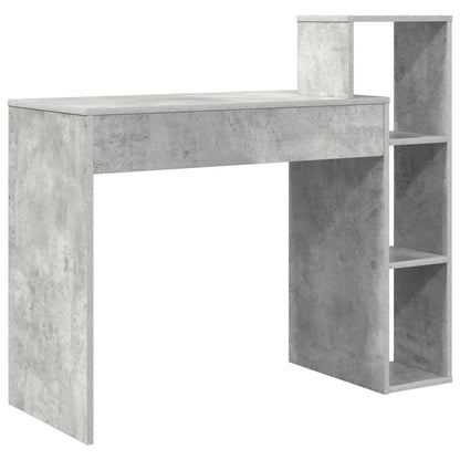 Scrivania Grigio cemento 100 x 40 x 90 cm Legno multistrato | homemem39