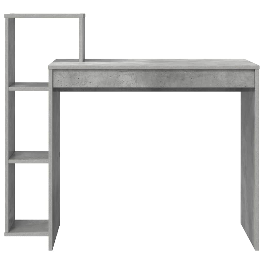 Scrivania Grigio cemento 100 x 40 x 90 cm Legno multistrato | homemem39