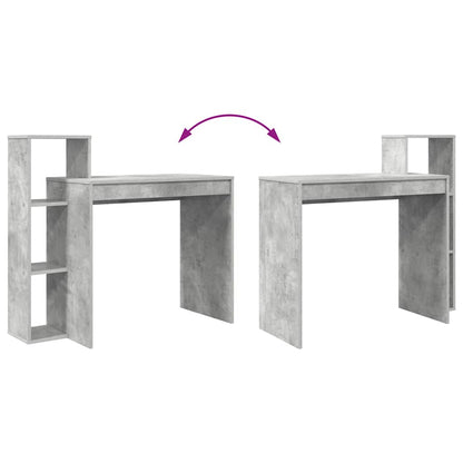 Scrivania Grigio cemento 100 x 40 x 90 cm Legno multistrato | homemem39
