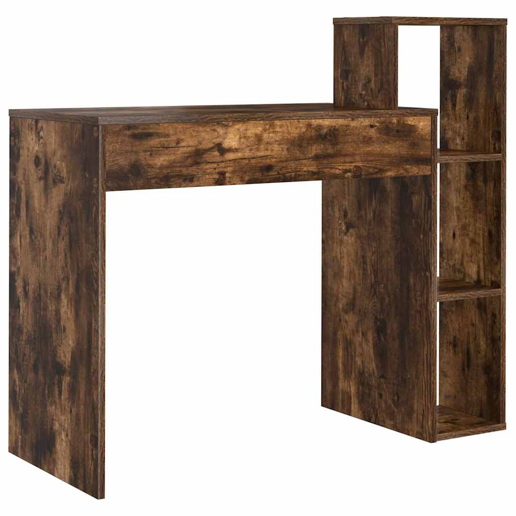 Scrivania Rovere fumé 100 x 40 x 90 cm Legno multistrato | homemem39