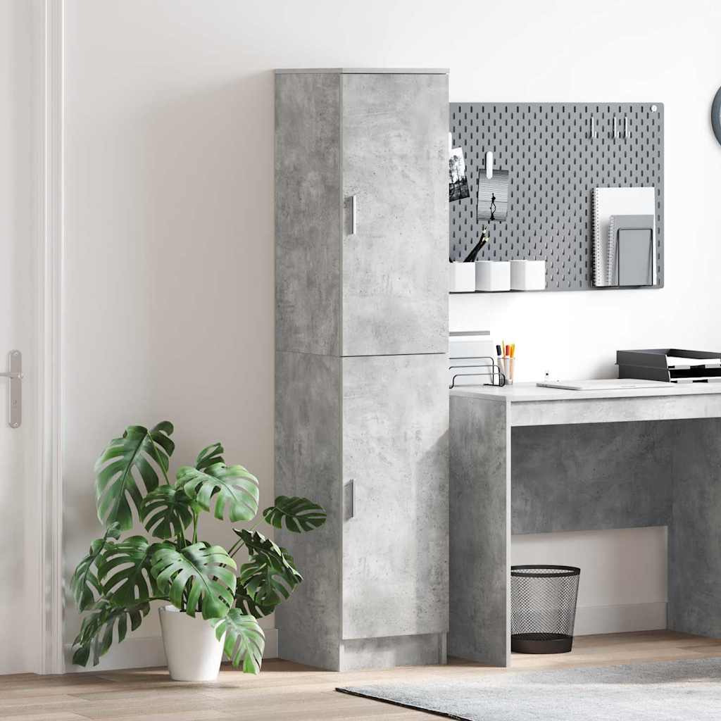 Credenza Grigio cemento 35 x 39 x 168 cm