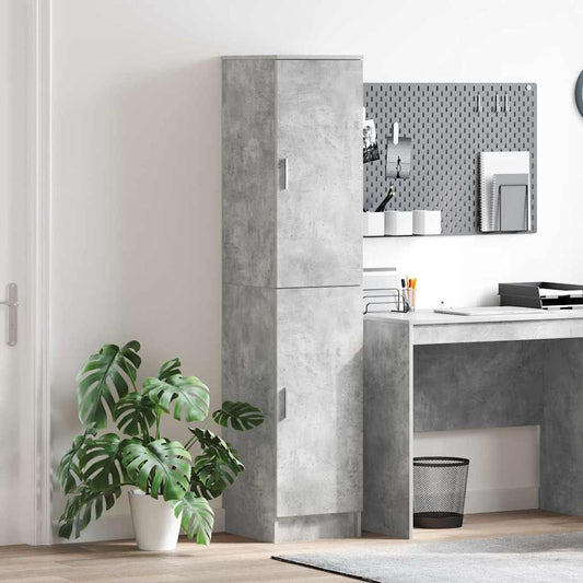 Credenza Grigio cemento 35 x 39 x 168 cm
